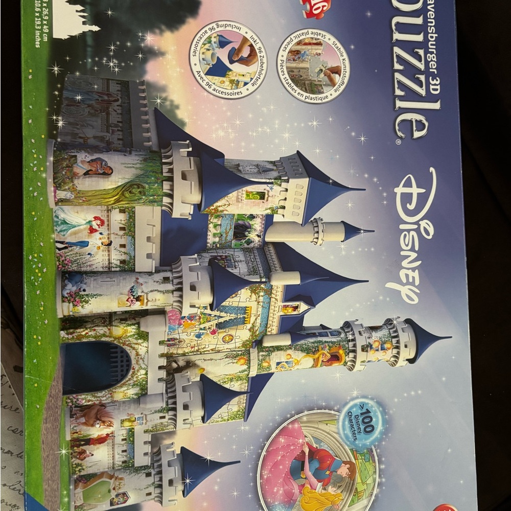 Disney Blue and White Castle Puzzle